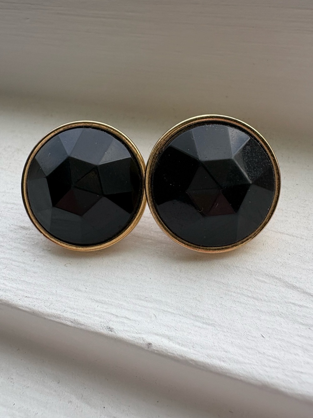 Classic Gold Radial Clip-On Earrings